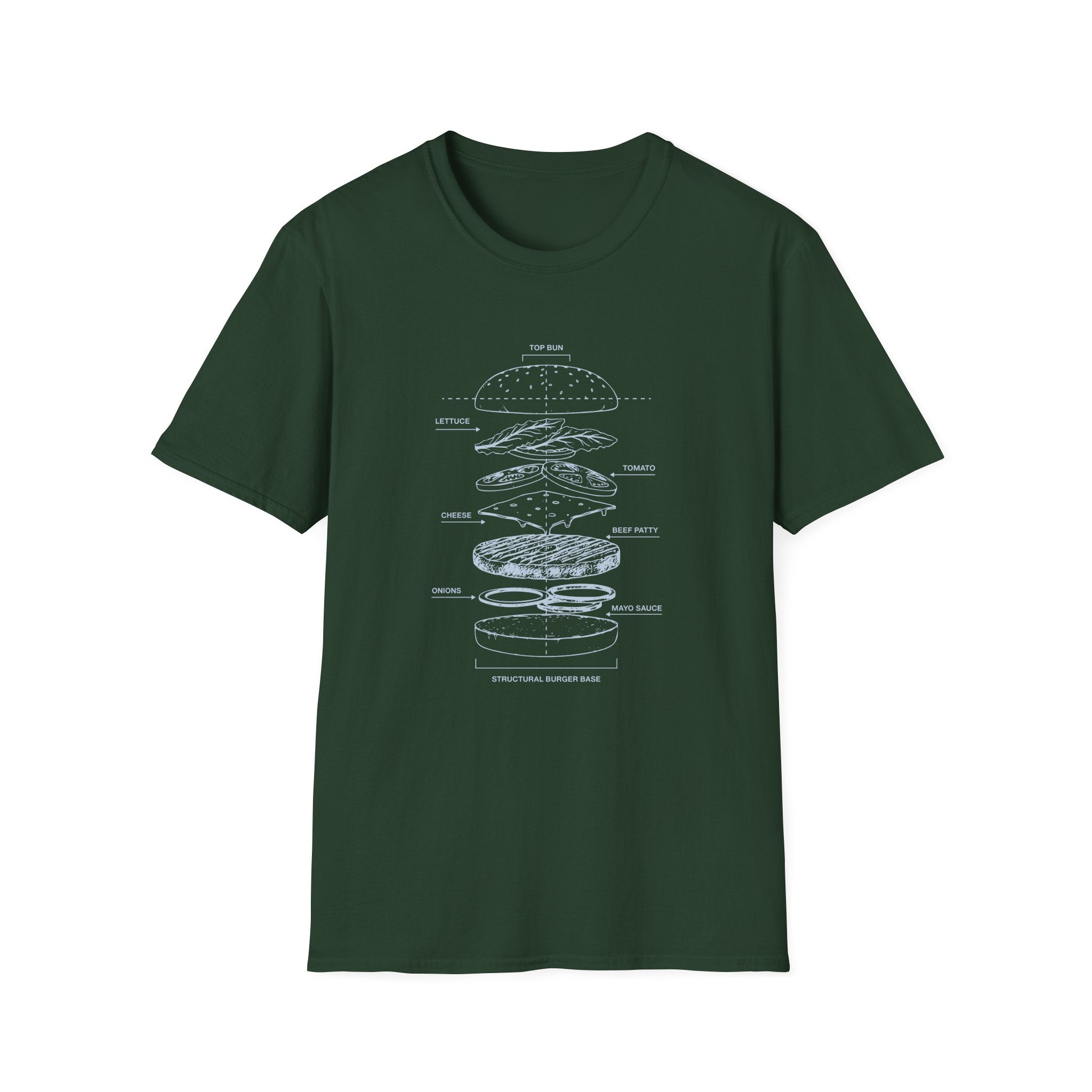 Deconstructed Burger T-Shirt