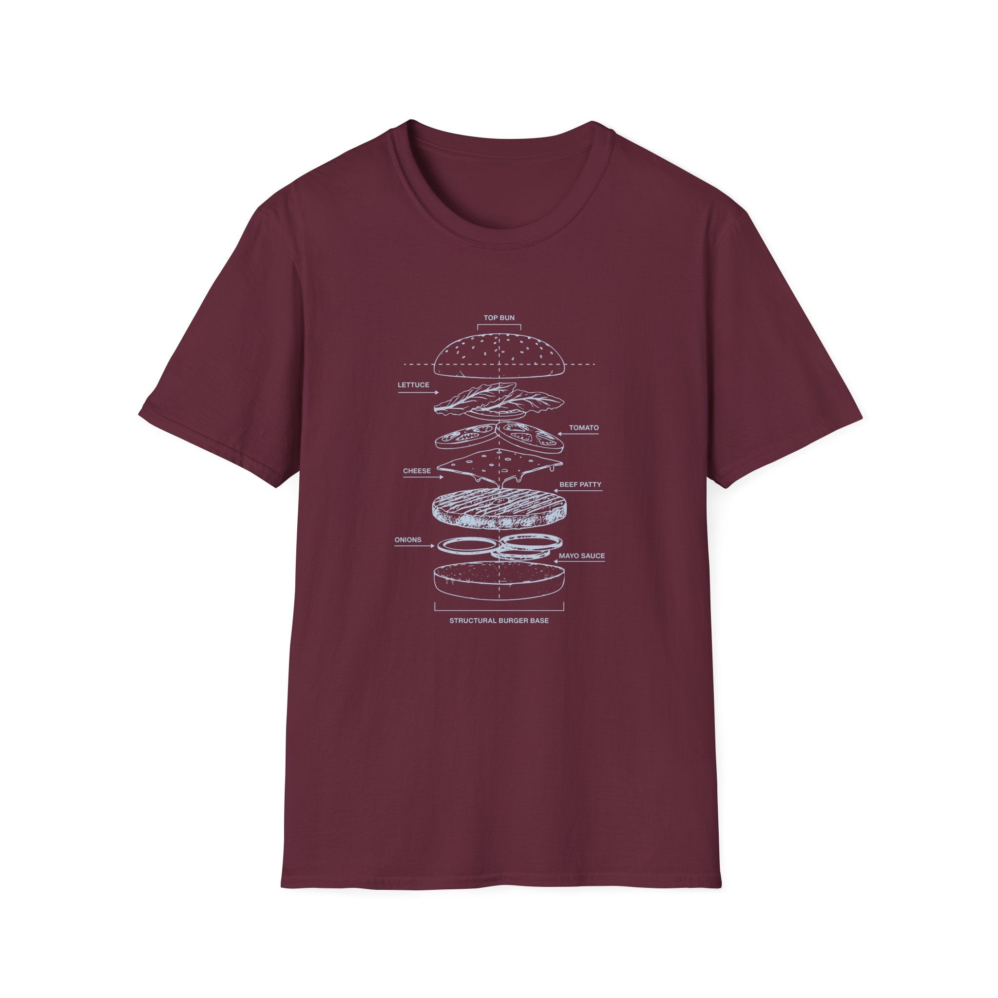 Deconstructed Burger T-Shirt