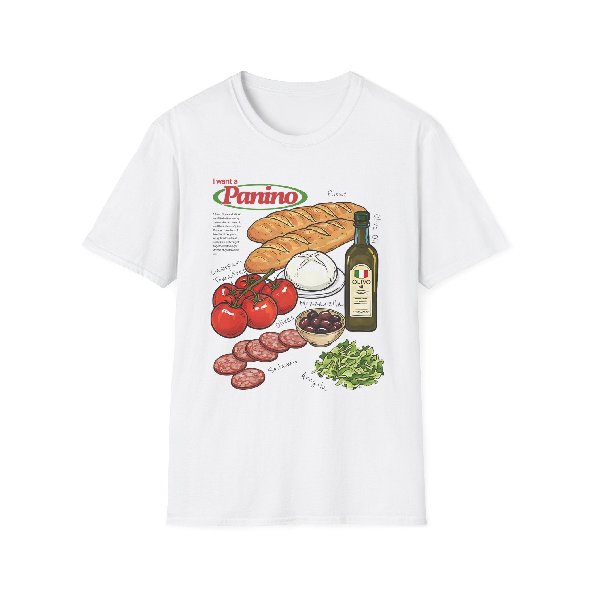 I Want a Panino T-Shirt