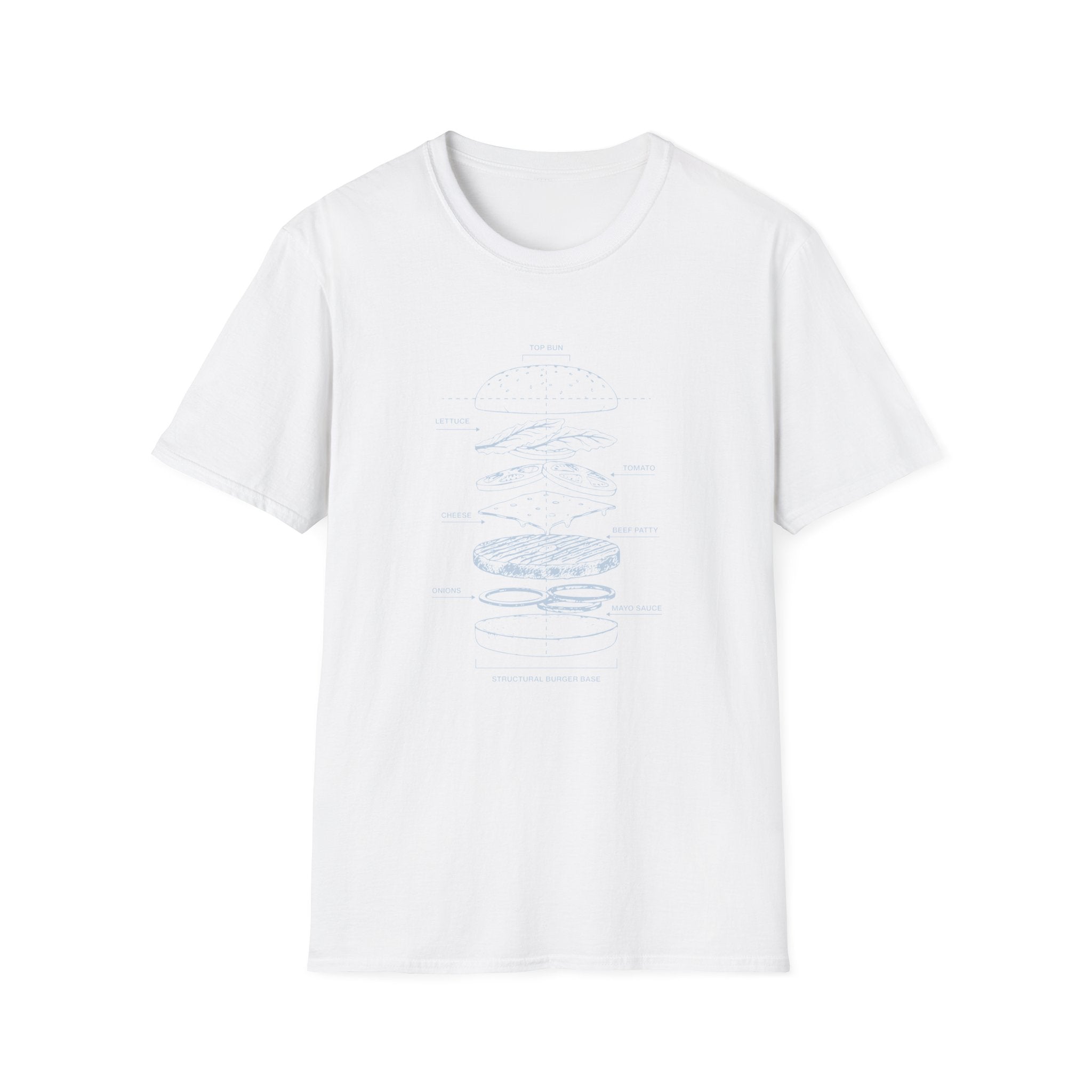 Deconstructed Burger T-Shirt