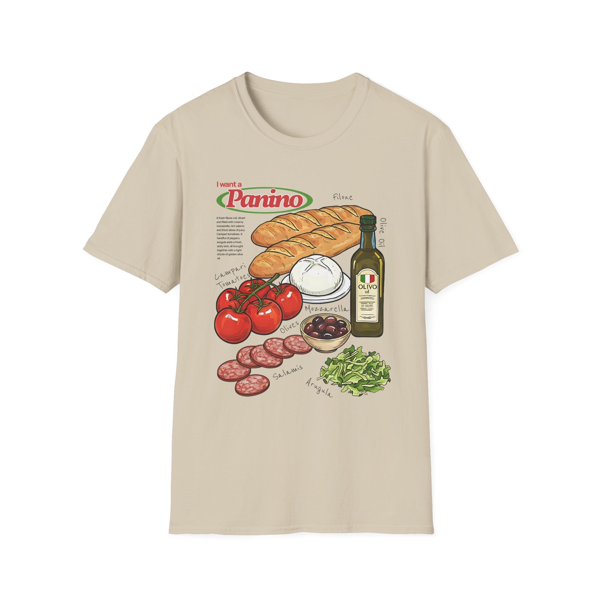 I Want a Panino T-Shirt