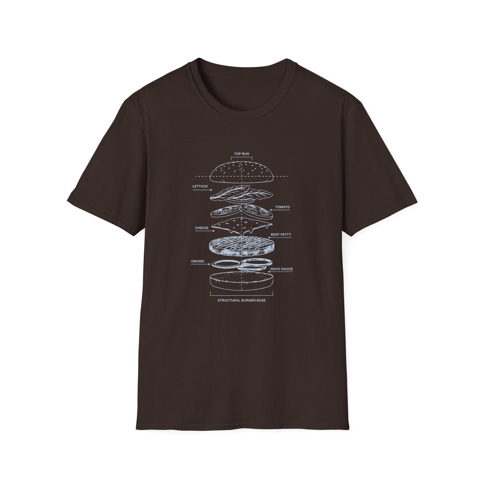 Deconstructed Burger T-Shirt