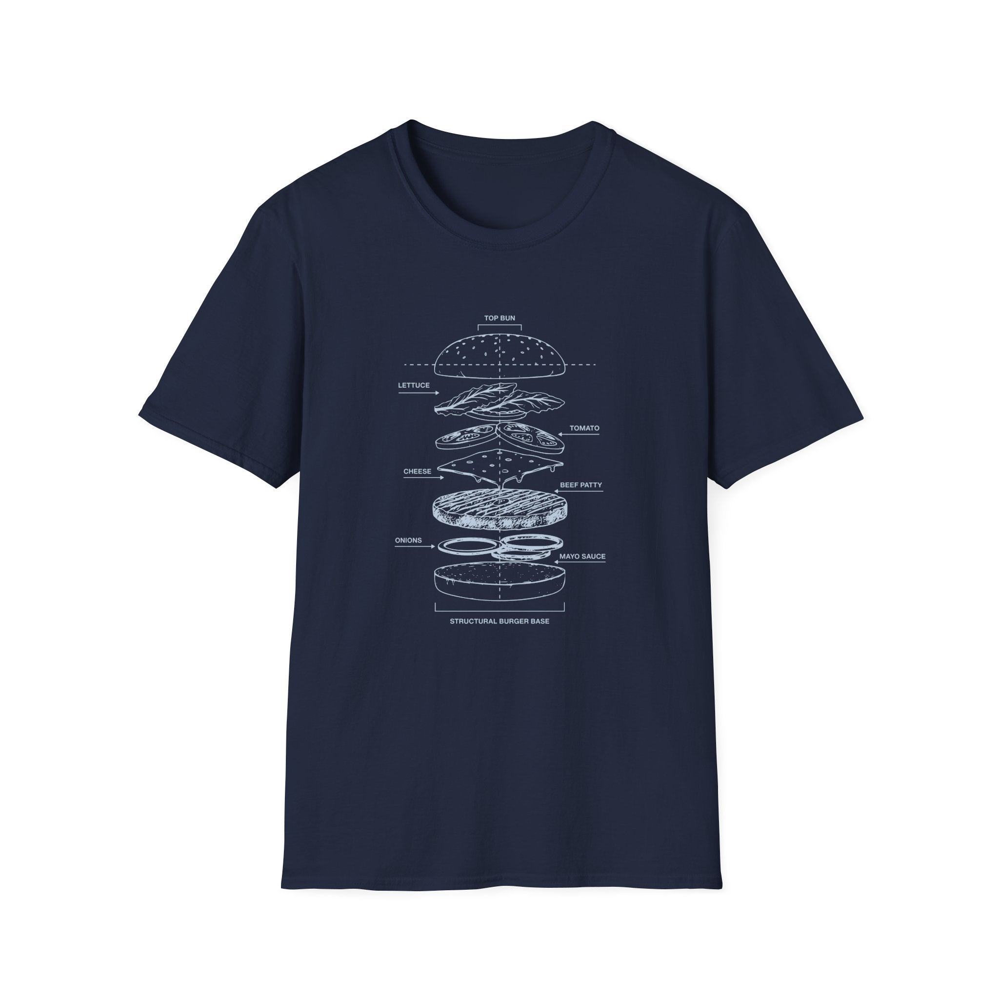 Deconstructed Burger T-Shirt