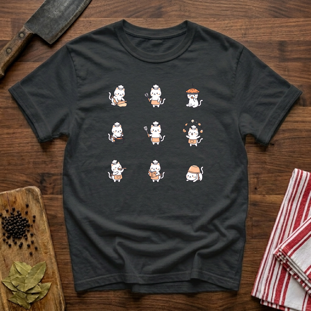 Cats Cooking T-Shirt
