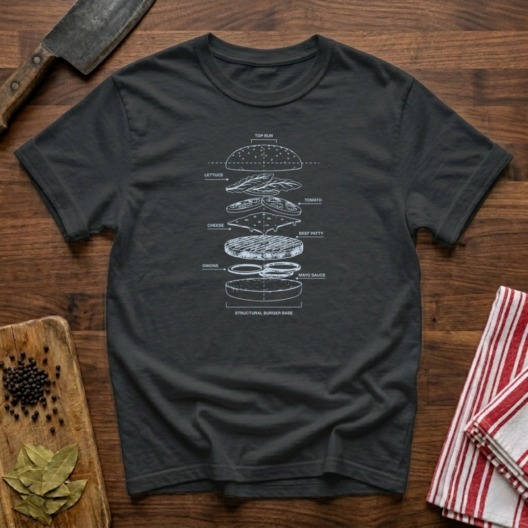 Deconstructed Burger T-Shirt