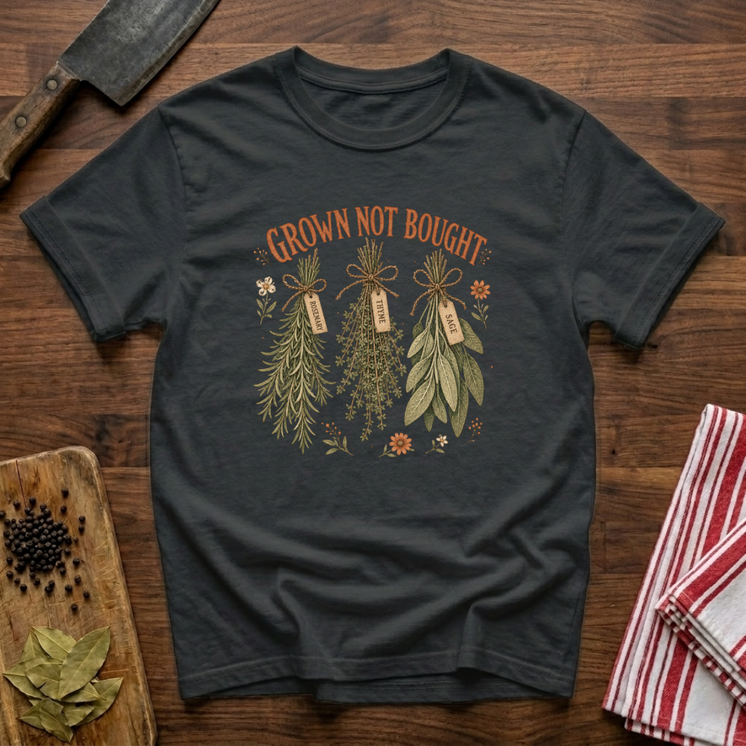 Retro Kitchen Herbs T-Shirt
