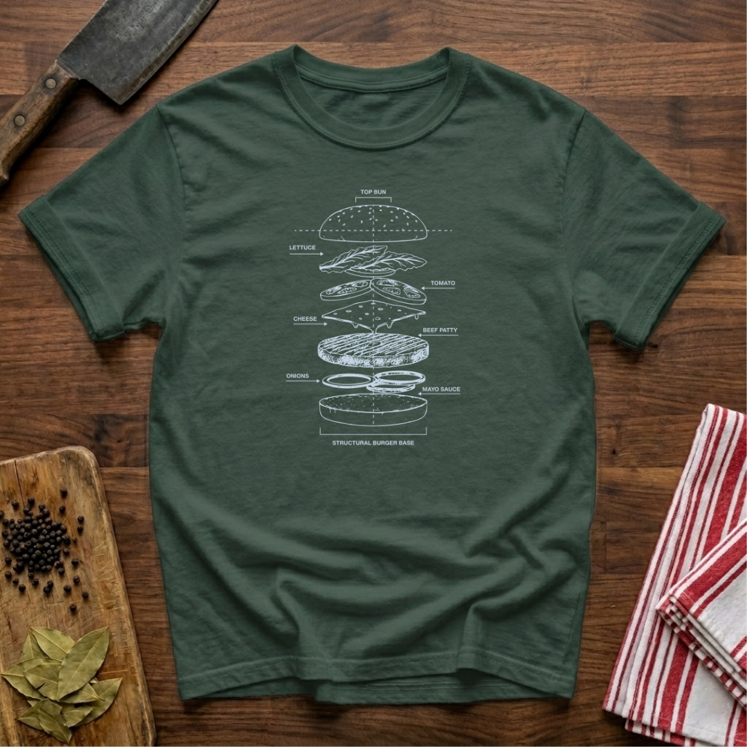 Deconstructed Burger T-Shirt