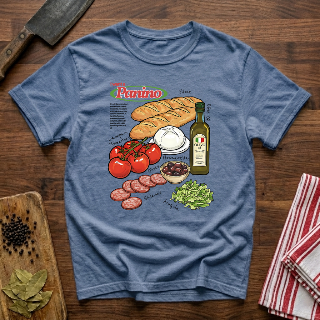 I Want a Panino T-Shirt