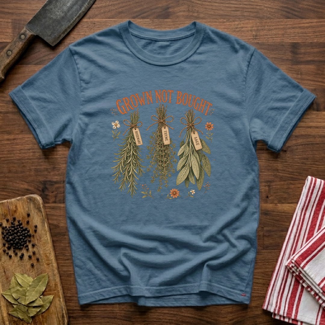 Retro Kitchen Herbs T-Shirt