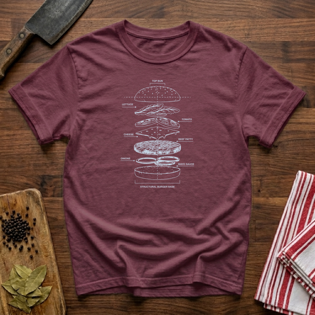 Deconstructed Burger T-Shirt