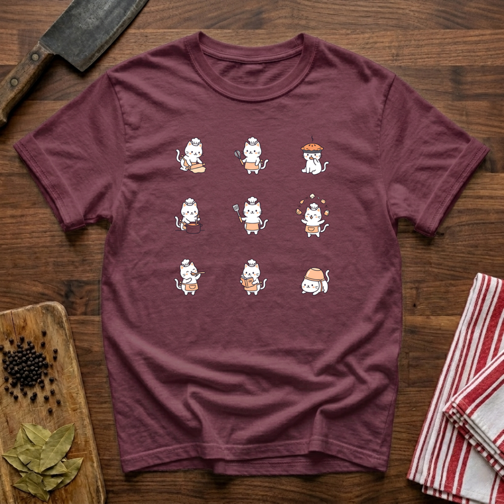 Cats Cooking T-Shirt
