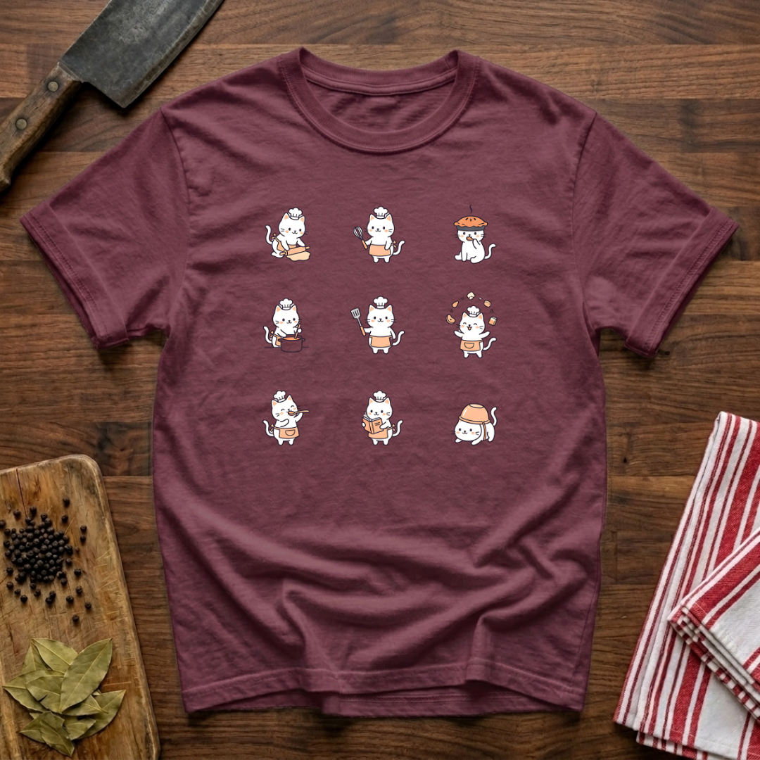 Cats Cooking T-Shirt