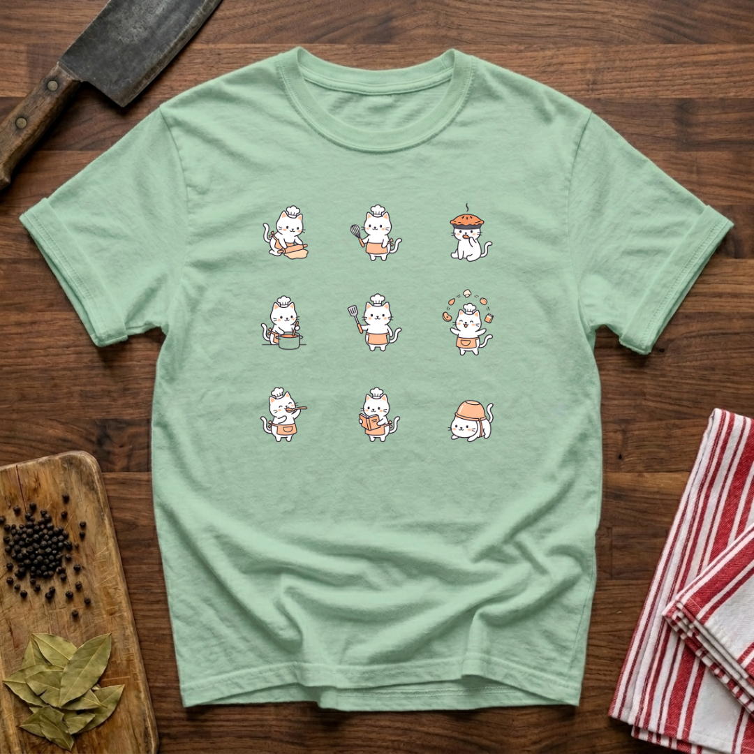 Cats Cooking T-Shirt