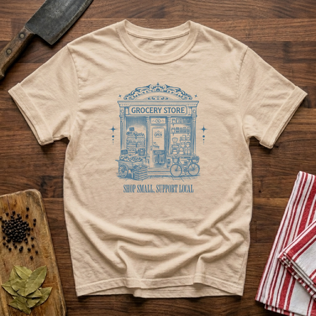 Shop Small Support Local T-Shirt