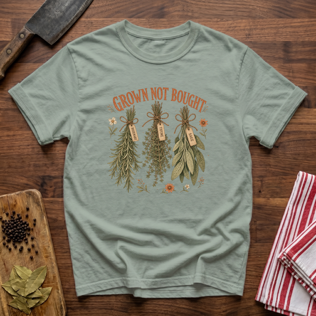 Retro Kitchen Herbs T-Shirt