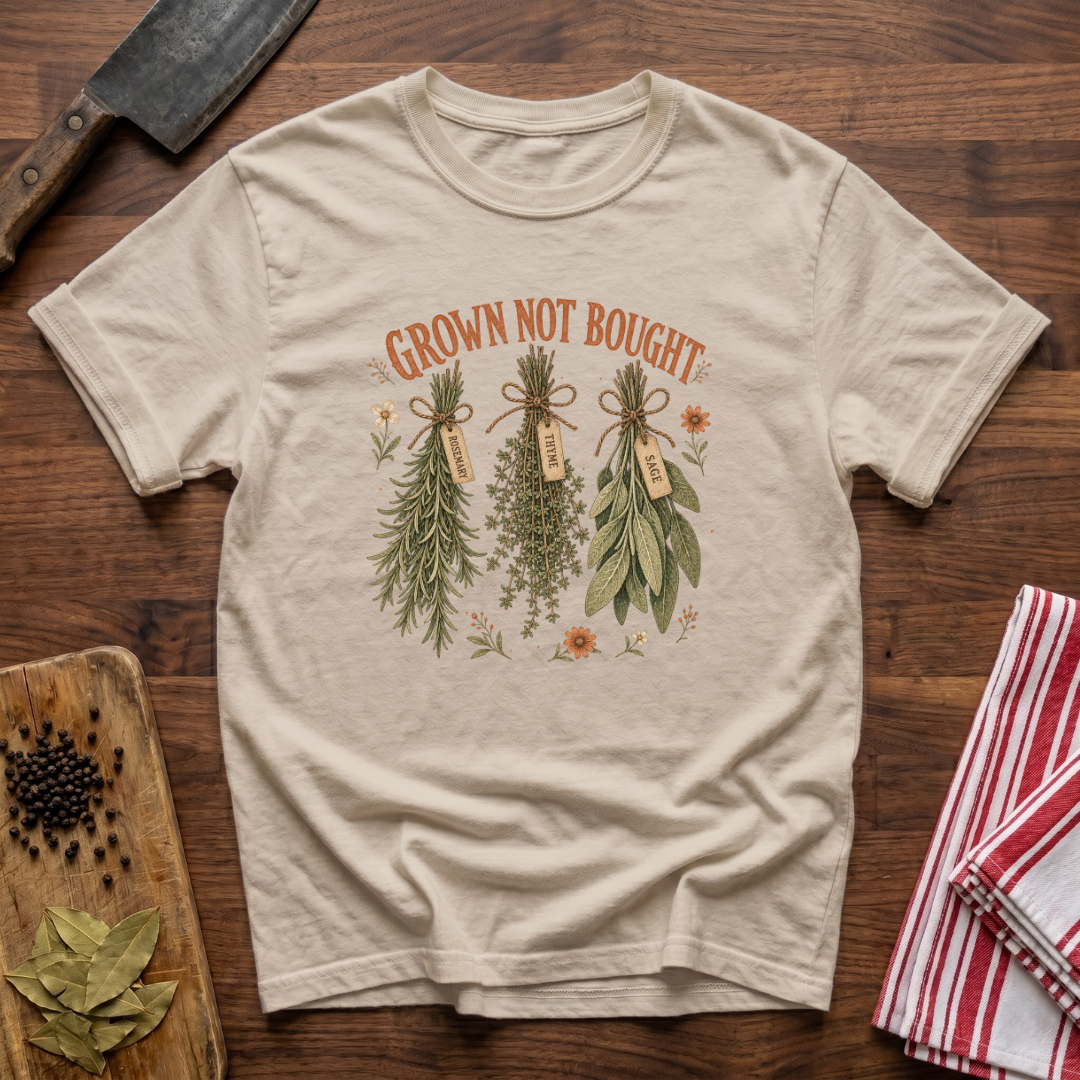 Retro Kitchen Herbs T-Shirt