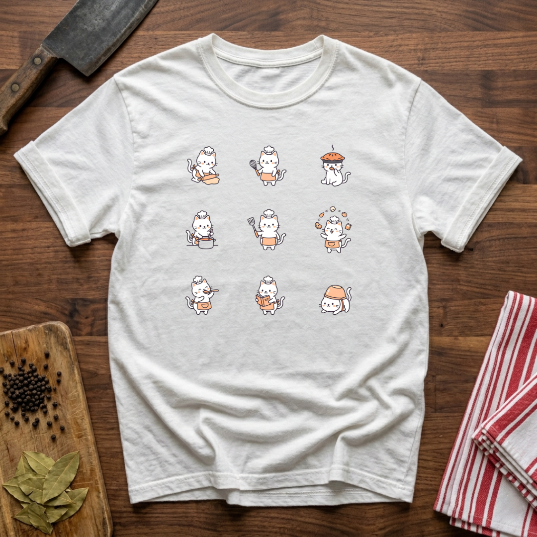 Cats Cooking T-Shirt