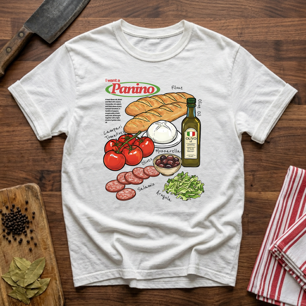 I Want a Panino T-Shirt