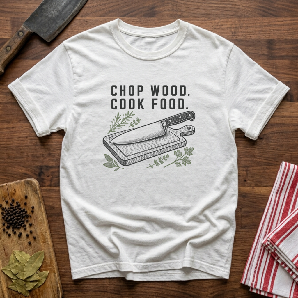 Chop Wood, Cook Food T-Shirt