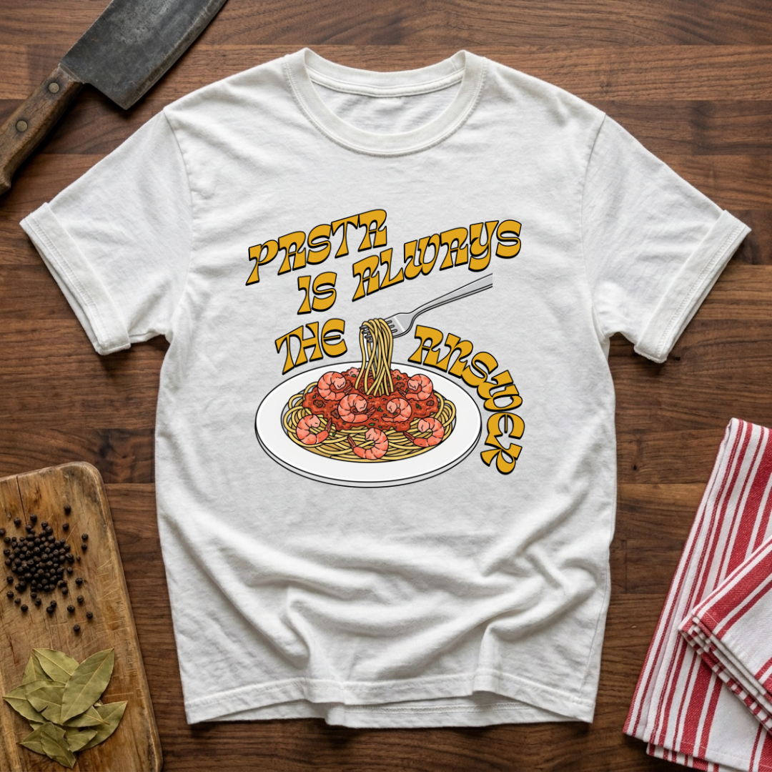 Pasta is the Answer T-Shirt